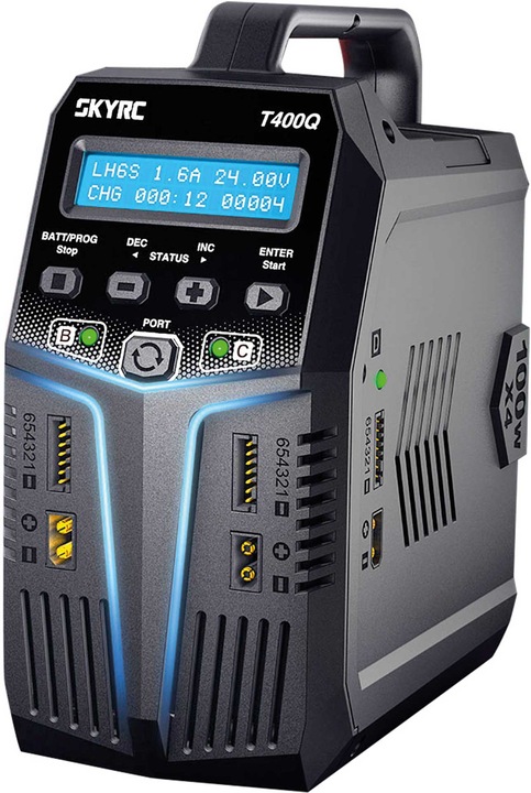Immagine prodotto SkyRC Caricabatterie Quad T400Q AC/DC 1-6S