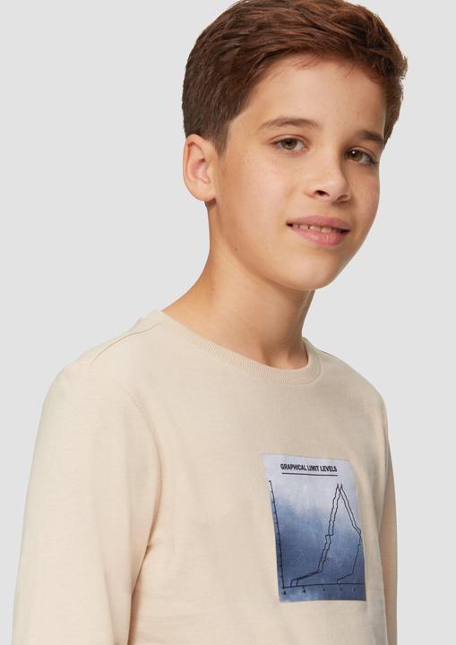 Produktbild S.Oliver T-Shirt Langarmshirt mit Frontprint (158, 164)