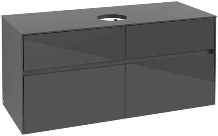 Anthracite Matt, glossy grey