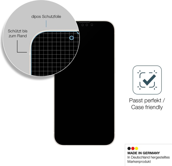 Actual product image Dipos Screen Protector Anti-Shock (1 Piece, Apple iPhone 13 mini)