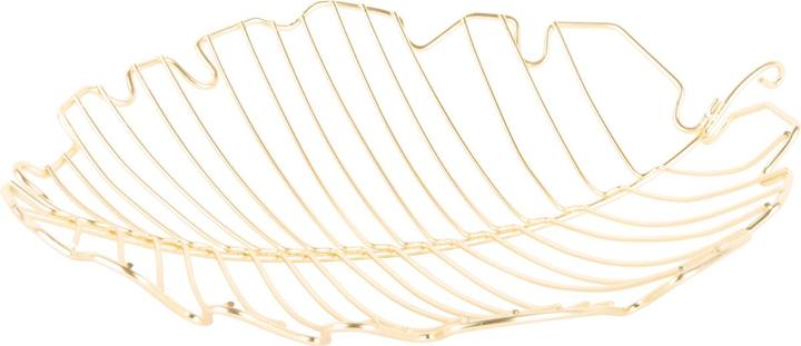 Actual product image present time Iron leaf fruit basket (28 x 7 cm)