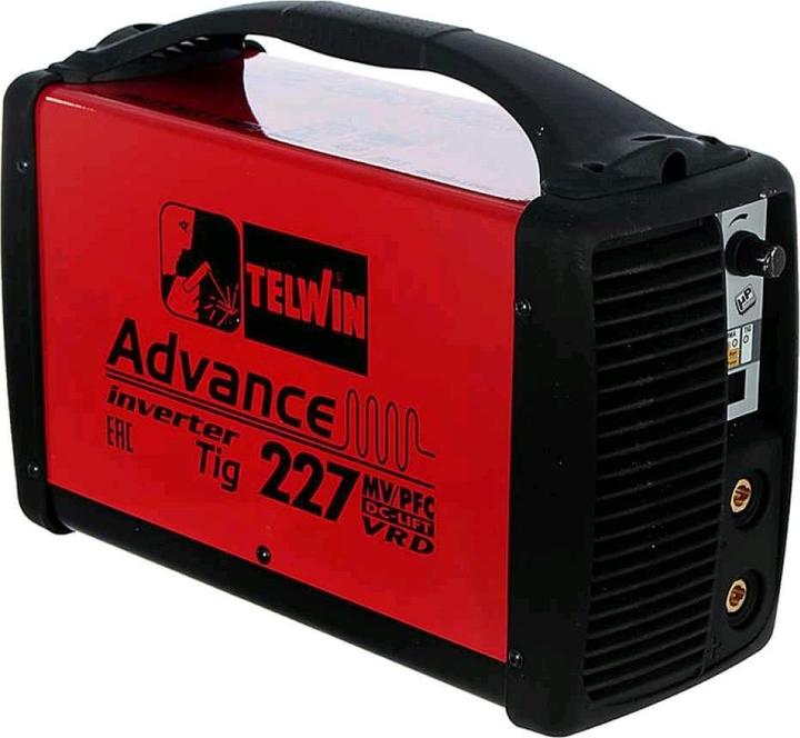 Actual product image Telwin Advance 227 MVPFC Inverter welding machine Multi-voltage from 100 to 240 V