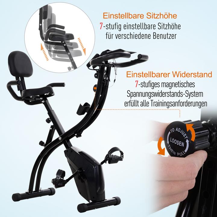 Actual product image Homcom Bike trainer with LCD display