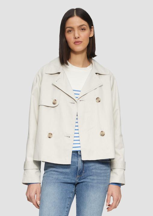 Immagine prodotto S.Oliver Outdoor-Jacke Cabanjacke mit Raglanärmeln und Streifenfutter (46)