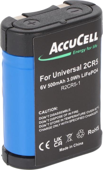 Produktbild AccuCell Akku 2CR5, Typ 2-CR5, 2CR5M (Kamera Akku)