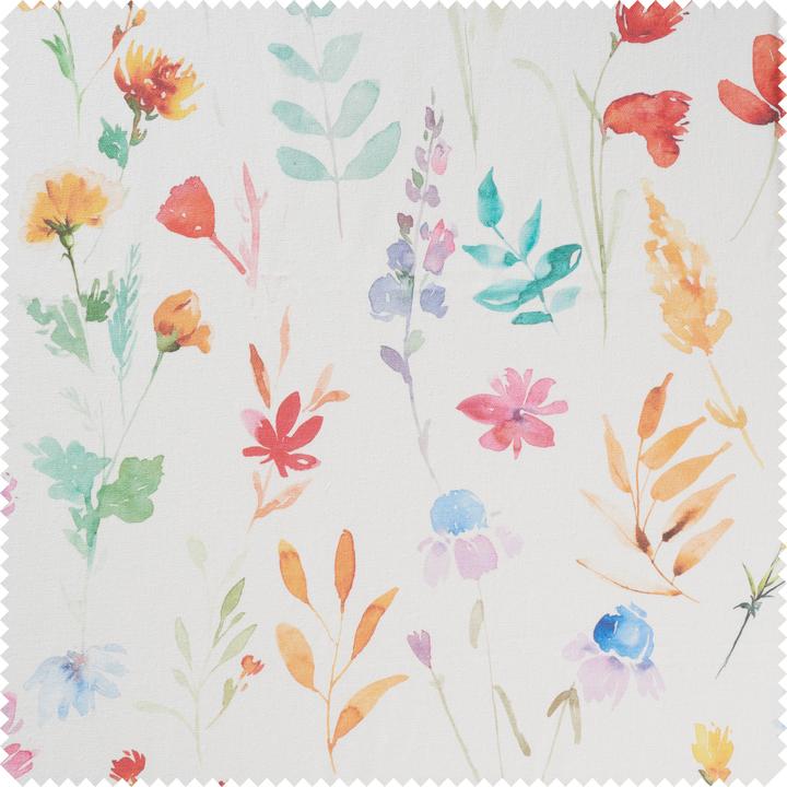 Produktbild Globaltex Baumwoll-Stoff "Bunte Blumen", 140 cm breit, Meterware