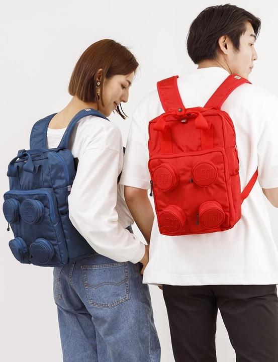 Actual product image LEGO Schoolrugzak 15L 2x2 Brick Bright Red (15 l)