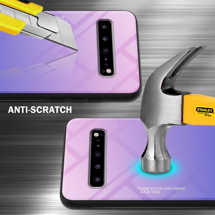 Produktbild Cadorabo TPU 2 Farben Glas Cover (Samsung Galaxy S10 5G)