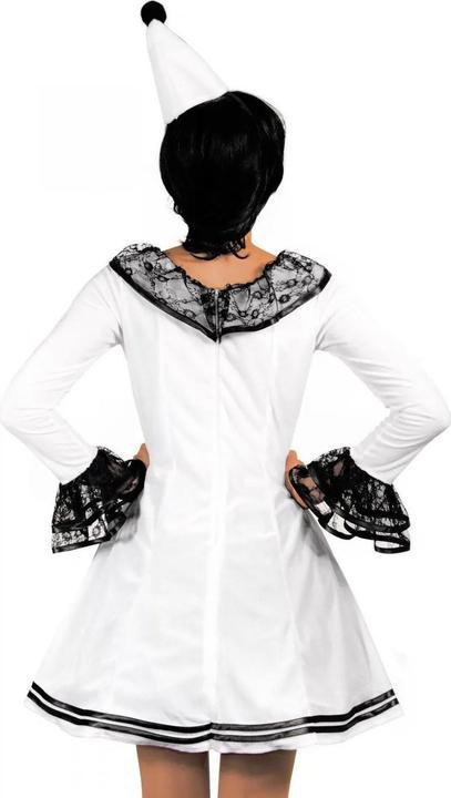 Actual product image Leg Avenue Pierrot frill dress - clown costume for carnival Halloween (S, M)