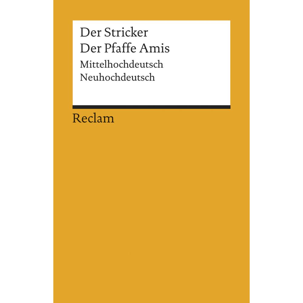 Thumbnail - Der Stricker. Der Pfaffe Amis, Belletristik von Der Stricker