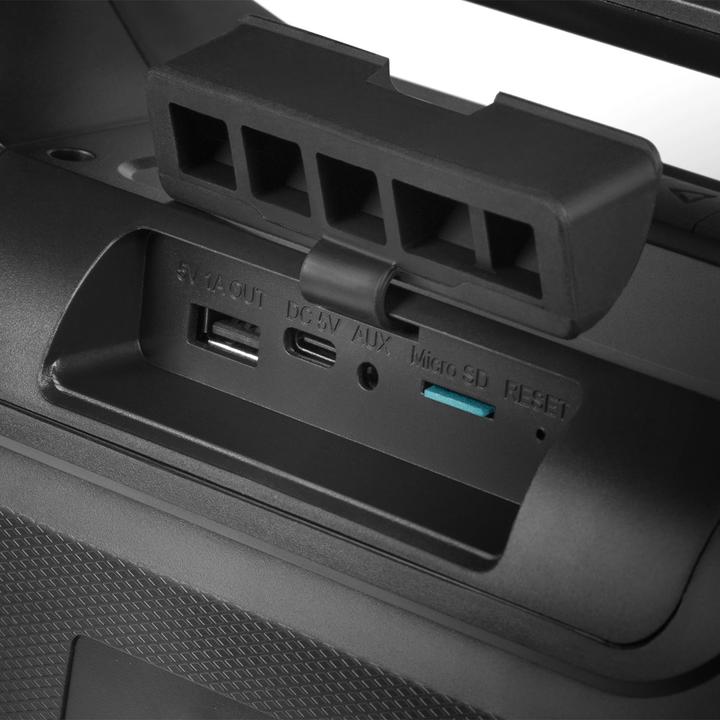 Image du produit Sven PS-390, juodas, power output (RMS), Atsparus vandeniui (IPx5), TWS, Bluetooth, Micro SD (10 h, Alimentation via port USB)