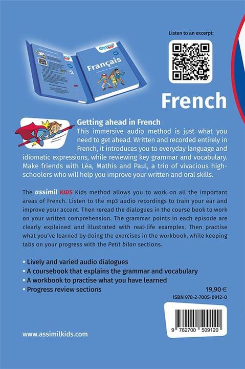 Produktbild Français : méthode audio immersive pour préadolescents : âge 11 (Französisch, Bonté Thérèse, Monnier Nolwena, 2022)