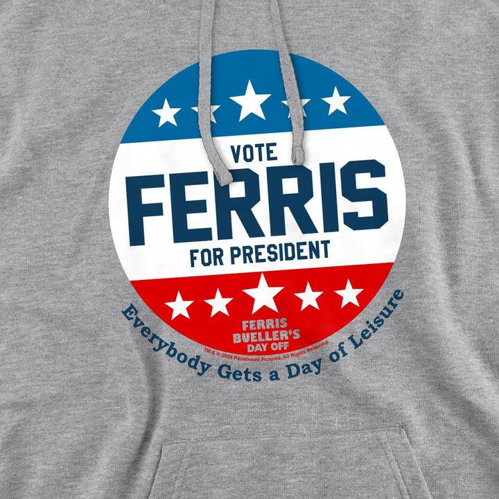 Produktbild Ferris Bueller´s Day Off Ferris Bueller's Day Off Vote Ferris For President Kapuzenpullover (S)