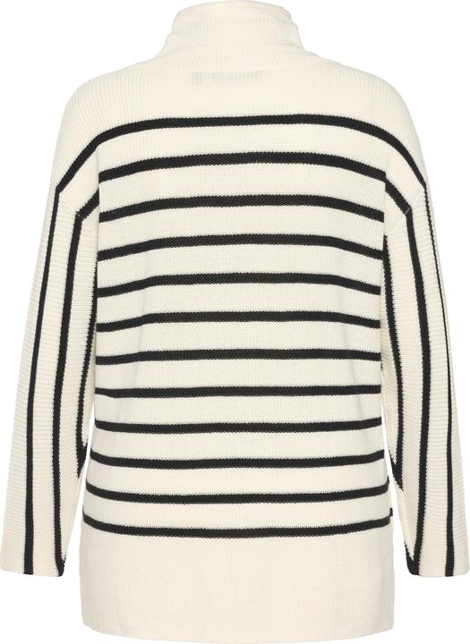 Immagine prodotto Ulla Popken Maglione a righe dal taglio oversize con maniche lunghe e collo alto (46, 48)