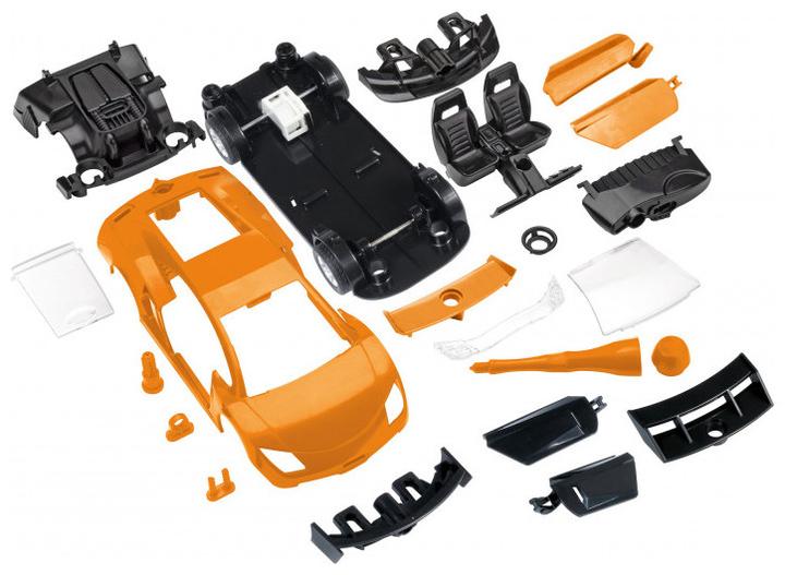 Produktbild Revell 00832 Pull Back Racing Car, orange Automodell Bausatz