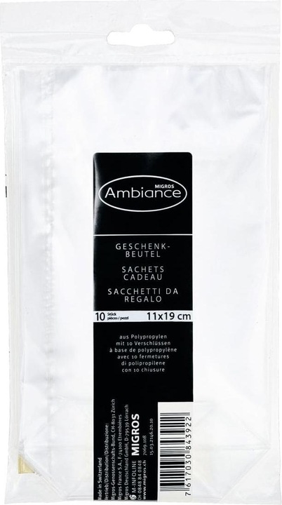 Produktbild Migros Ambiance Geschenkbeutel (Geschenktüte, 10 x)