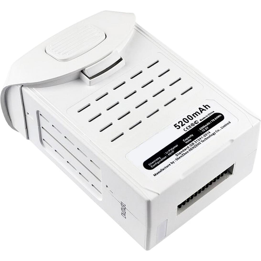 AGI Batteria compatibile con DJI Phantom 4/Phantom 4 Pro - Batteria - 5.200 mAh (5200 mAh), Batterie + pile