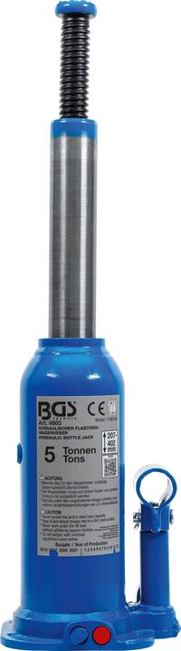 Actual product image BGS Hydraulic Bottle Jack 5 t