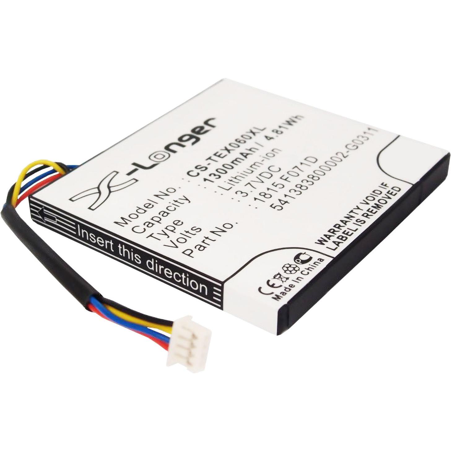 AGI Akku kompatibel mit Texas Instruments 3.7L1060SP - Akku - 1.300 mAh (1 Stk., 1300 mAh), Batterien + Akkus