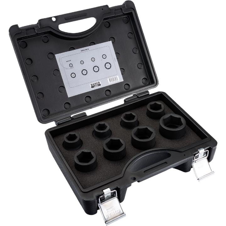 Immagine prodotto Bahco Set Di Bussole A Impatto 3/4 Metrico 8 Pezzi (32 mm, 24 mm, 41 mm, 22 mm, 33 mm, 23 mm, 34 mm, 21 mm, 27 mm, 31 mm, 35 mm, 26 mm, 37 mm, 30 mm, 39 mm, 38 mm, 28 mm, 29 mm, 40 mm, 25 mm, 36 mm)
