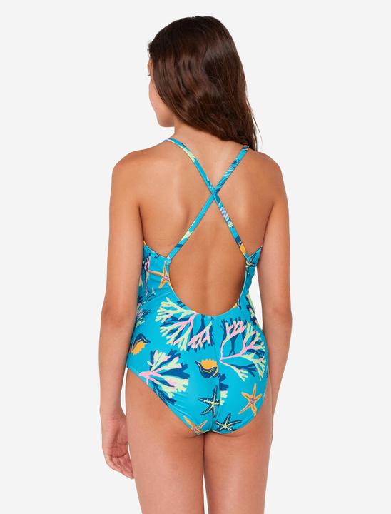 Produktbild Nabaiji Girls’ swimming 1-piece swimsuit - 100 Lila ataa pupu turquoise (122)
