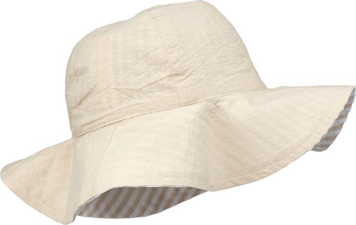 Actual product image Liewood Amelia sun hat reversible stripes Crisp