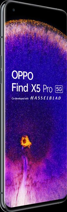Produktbild OPPO Find X5 Pro (256 GB, Glaze Black, 6.70", Hybrid Dual SIM + eSIM, 50 Mpx, 5G)
