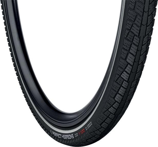 Productafbeelding MGA Gemeentelijke band/trekking Vredestein Perfect 4 Seasons, 28x1.5/8x1.3/8 (37-622), draad (37-622)