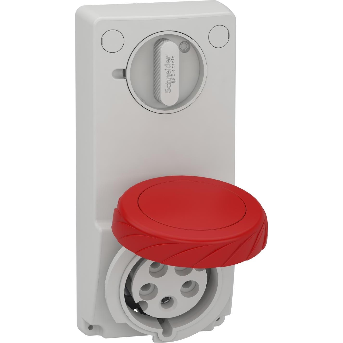 Schneider Electric, Steckdose, SE 82097 Anbausteckdose Verrieg. Ip65 32A 400V 5P