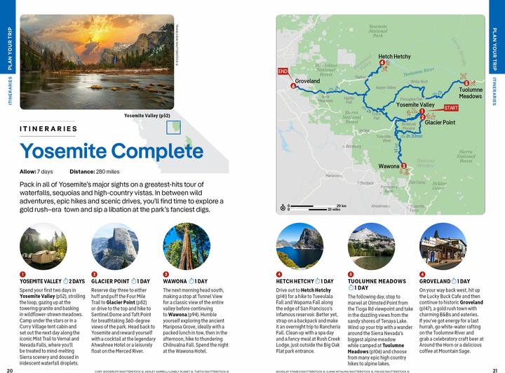 Produktbild Yosemite, Sequoia & Kings Canyon National Parks (Englisch, Anita Isalska, Ashley Harrell, Collectif, 2024)