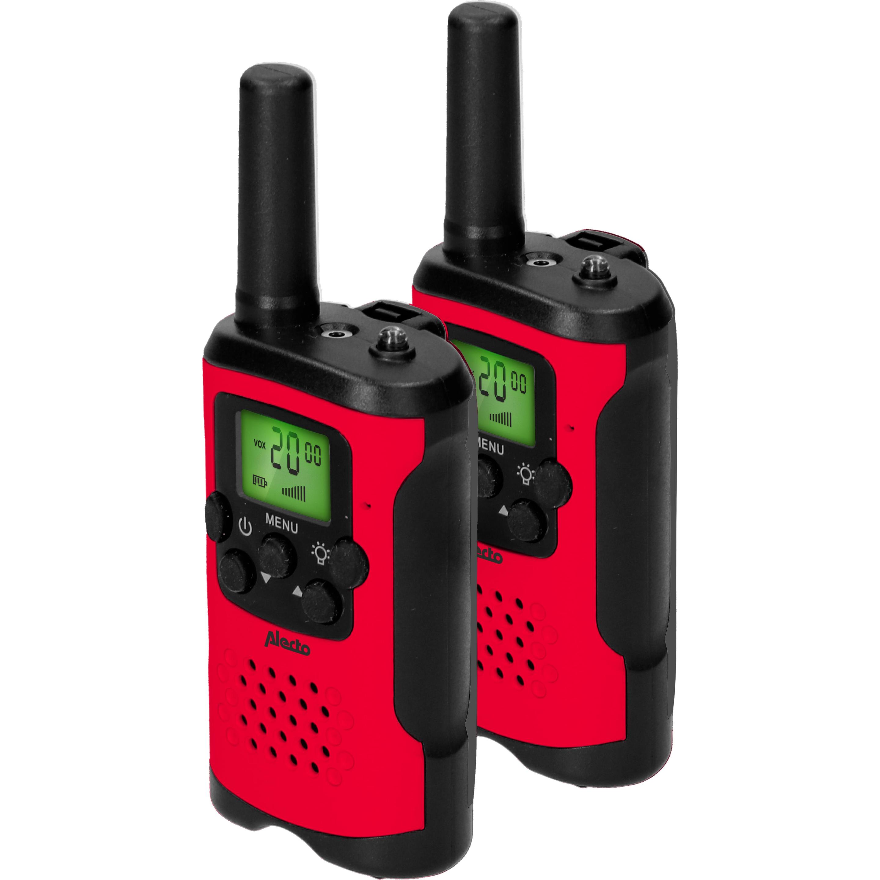 Thumbnail - Alecto FR115RD (7 km), Walkie-Talkie, Rot, Schwarz