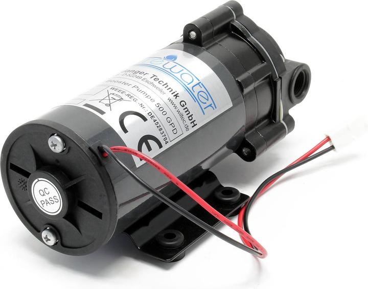 Actual product image Naturewater Booster Pump with 500 GPD (1900 l/day) 100W for Reverse Osmosis Systems (Booster pump)