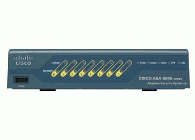 Actual product image Cisco ASA 5505 Bundle, Firewall Edition Unlimited User