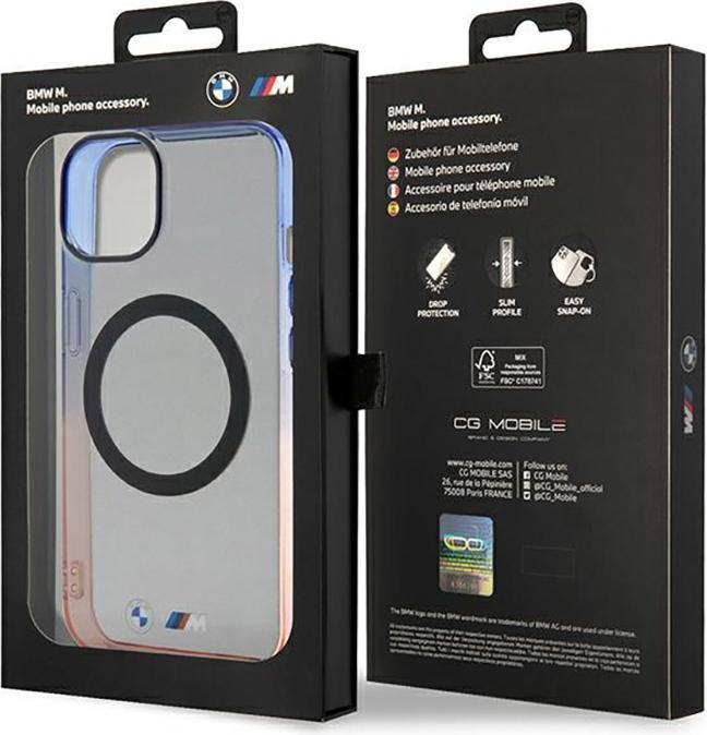 Produktbild BMW Etui BMHMP14SHTGE iPhone 14 6.1" szary/grey hardcase Gradient Bumper MagSafe (Apple iPhone 14)