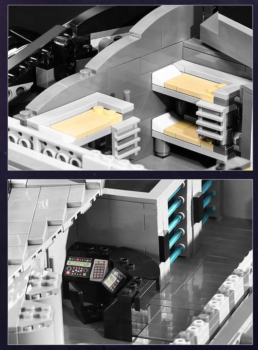 Actual product image Mould King battleship Eclipse