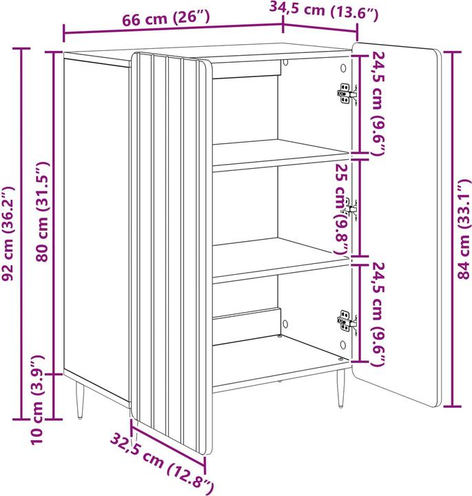 Produktbild vidaXL Sideboard-Möbel