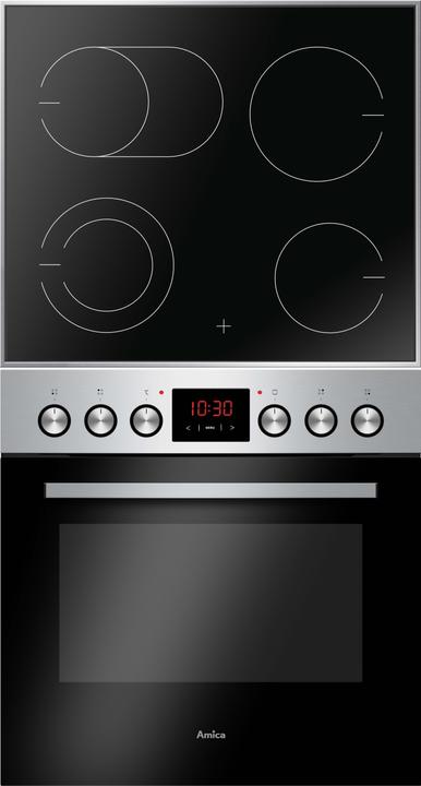 Amica Batteria di cucina, piano di cottura in vetroceramica EHC 933 007 E