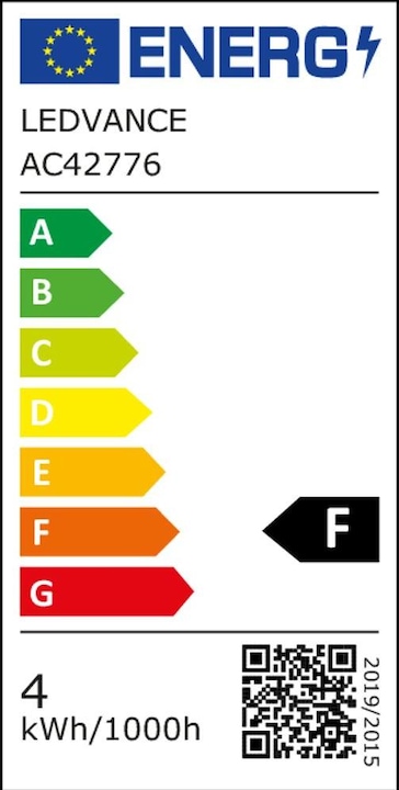 Energie-Label Osram Led Star Mr16 (GU5.3, 3.80 W, 354 lm, 1 x, F)