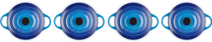 Produktbild Le Creuset Mini-Cocotte Set AZURE