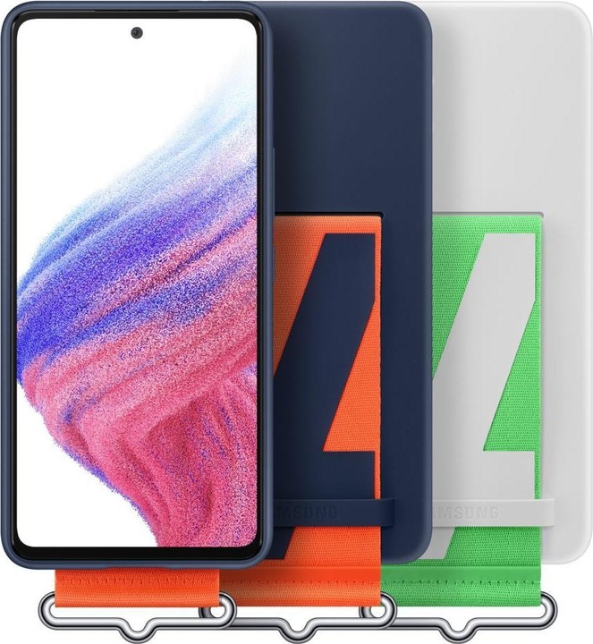 Produktbild Samsung Silicone Cover mit Schlaufe (Samsung Galaxy A53 5G)