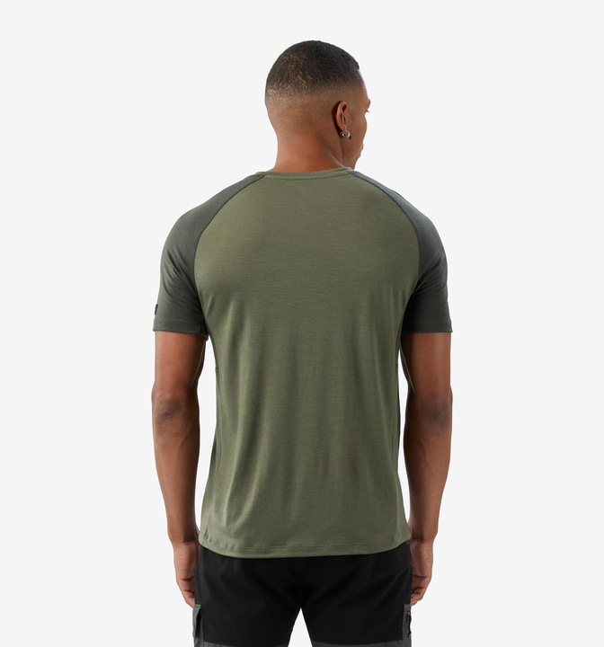 Actual product image Forclaz Langarmshirt Herren - Merino Resist khaki (S)