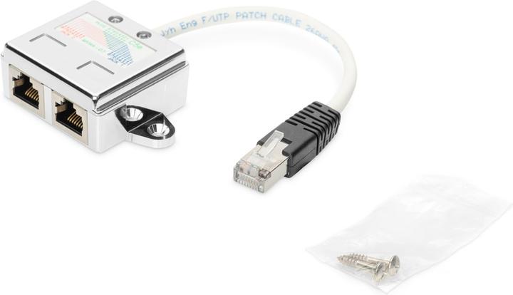 Image du produit Digitus Adaptateur de câble de brassage, CAT 5e, blindé - 1:1