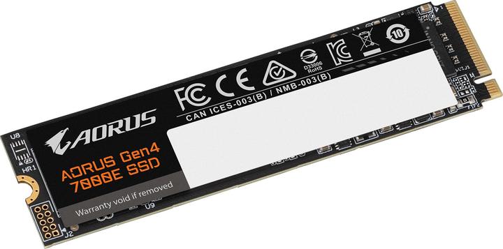 Actual product image Gigabyte AORUS Gen4 7000E SSD 1TB NVMe M.2 (1000 GB, M.2, M.2 2280)