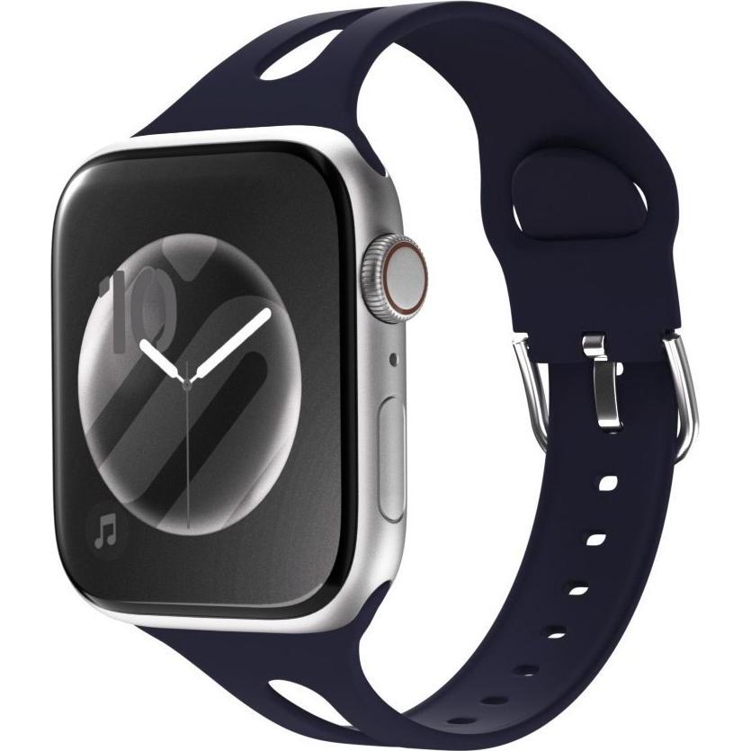 Strap-it Silikonband (Silikon, Apple Watch), Uhrenarmband, Blau