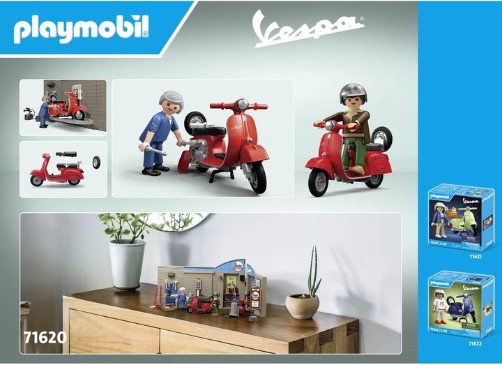 Image du produit Playmobil Atelier Vespa des années 60 (71620, Playmobil City Life)