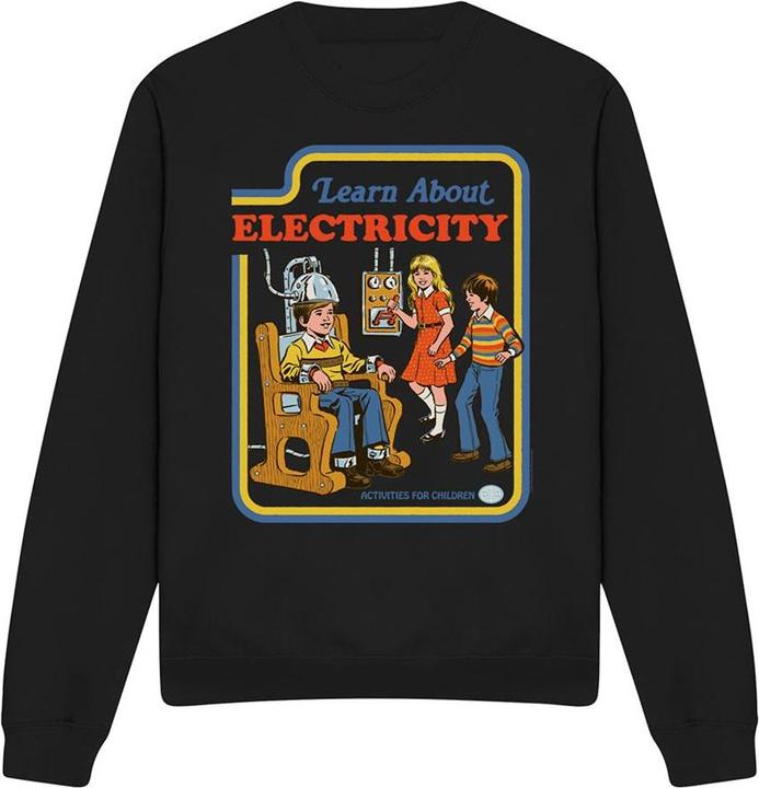 Steven Rhodes Learn About Electricity Sweatshirt