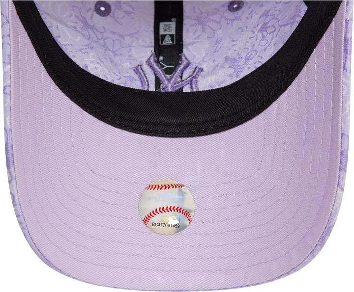 Actual product image New Era 9Twenty Damen Cap - Floral New York Yankees Purple