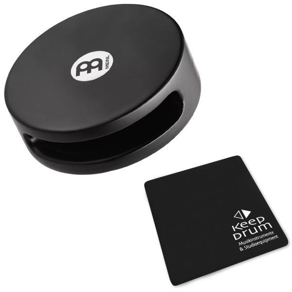 Meinl MCS1-BK Snare für Cajon mit Sitzpad (Snareteppich), Zubehör Instrumente, Schwarz