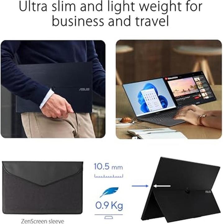 Image du produit ASUS ZenScreen MB16ACV (1920 x 1080 pixels, 15.60")