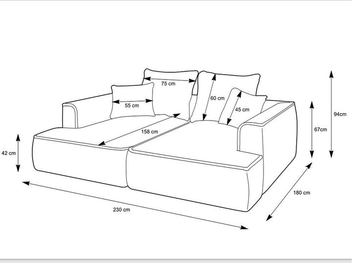 Produktbild Vente-unique Pineta (3-Sitzer)